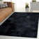 Studio Geometric Handwoven Leather Rug with Felt