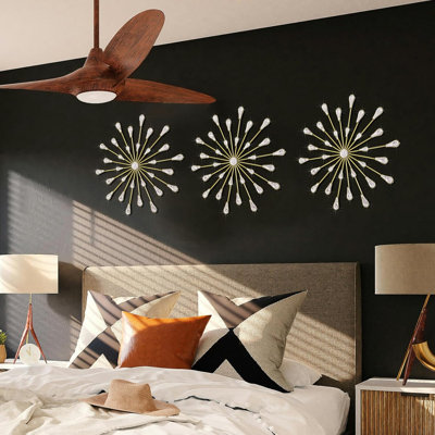 Metal Crystal Wall Art With Sparkling Rhinestones