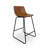 Modern Leather Counter Stool With Low Back Sled Base Footrest-1530381980-1530381955