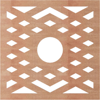 Chevron Ceiling Medallion