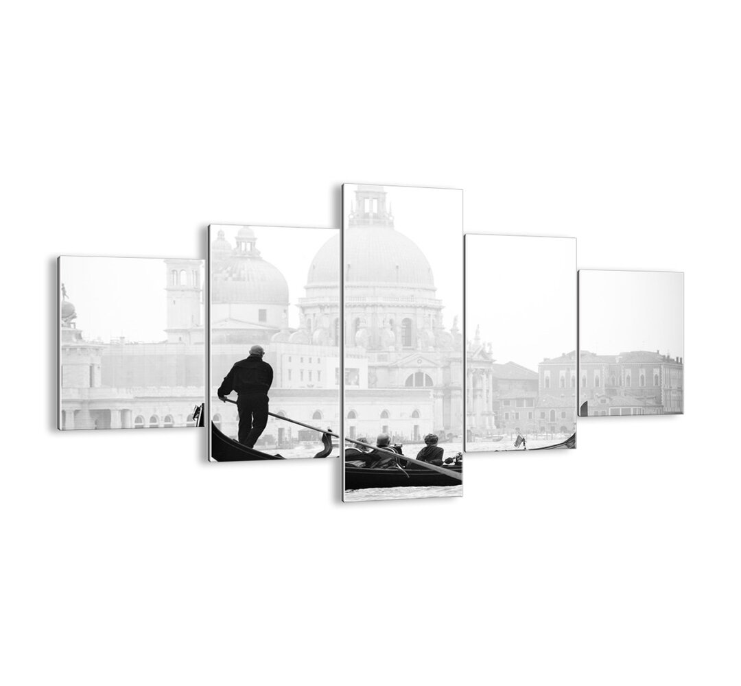 5-tlg. Glasbilder-Set - Fotografie "Reise zu den Quellen der Schönheit"