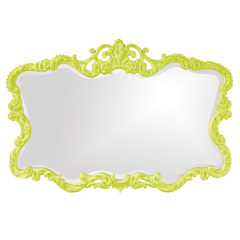 Miroir mural Daniely, Vert