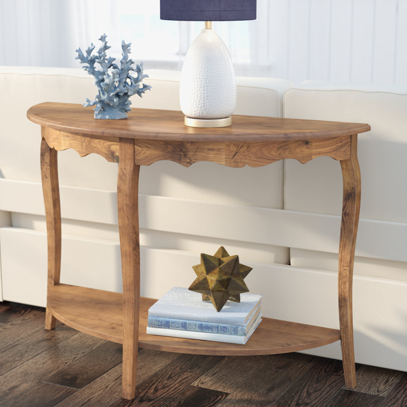 Evangelyne Console Table, Brown