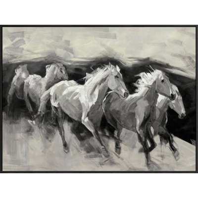 Impression sur toile Stampede of Shadows