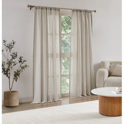 Linen Room Darkening Curtain Panel