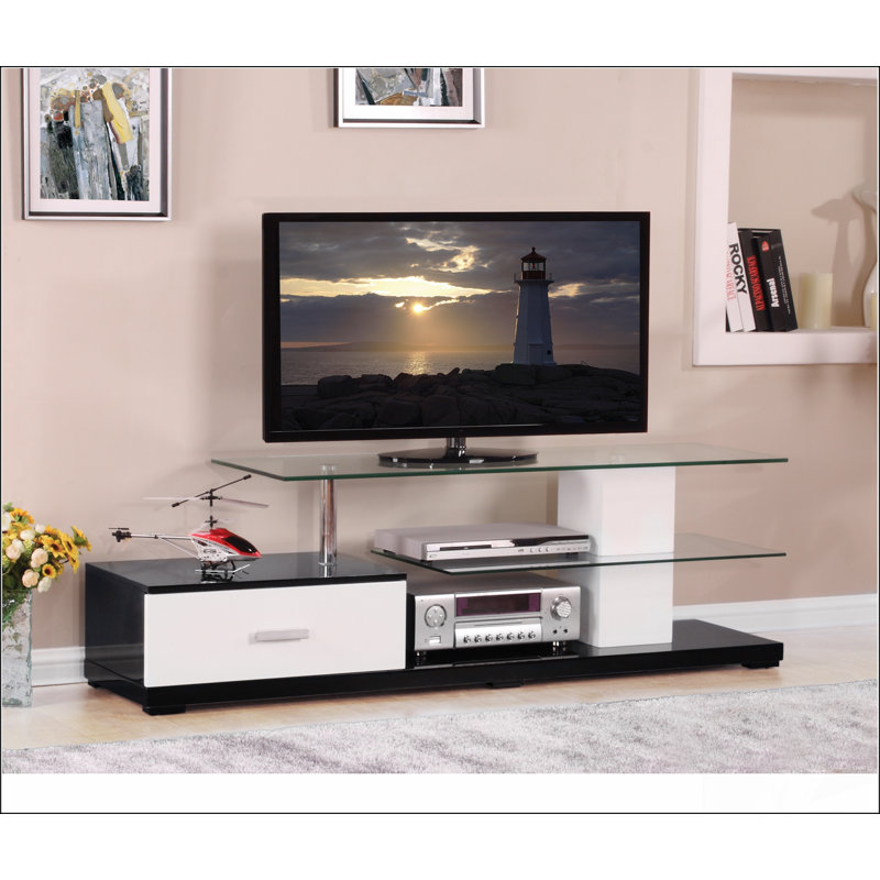 Meuble télé Ivana & Finish, support stable, conception multifonctionnelle