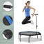 KINWELL 127cm Hexagon Fitness Trampoline with Handlebar-54636130
