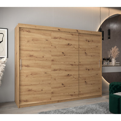 Brijae 3 Door Manufactured Wood Wardrobe