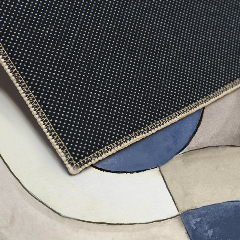 Geometric Cool I Washable Area Rug, Power-loomed, Heavenly Softness with Non-Slipping Backing