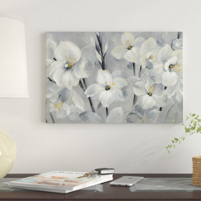 " Flowers On Gray " by Silvia Vassileva