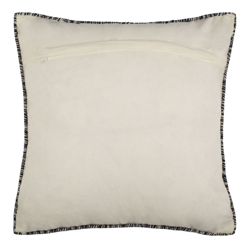 Coussin décoratif Dip Dye Patch, 24 po x 24 po, Bleu Medina