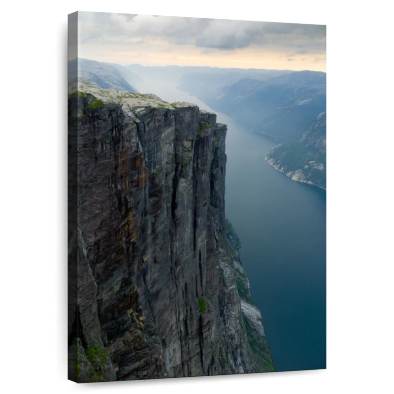 Gillard Kjerag Mountain Scene, 24" H x 16" W