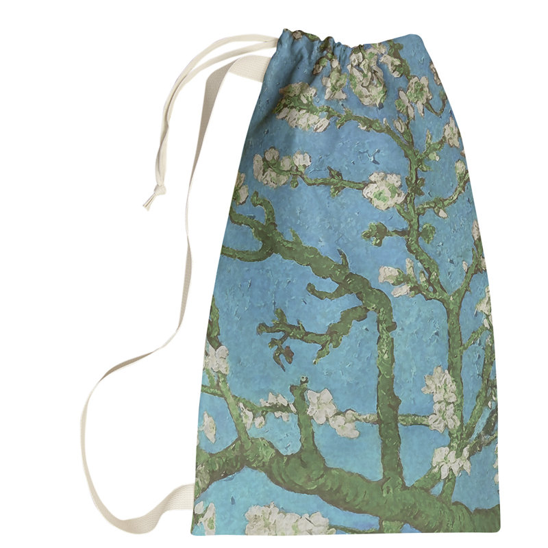Sac à linge Browerville, Petit (H 64 po x l 20 po x P 1,5 po), Bleu / Vert