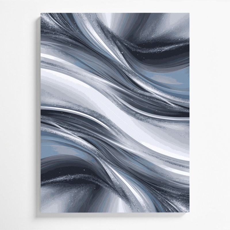 Art numérique sur toile, abstraction numérique 40, H 20 po x l 30 po