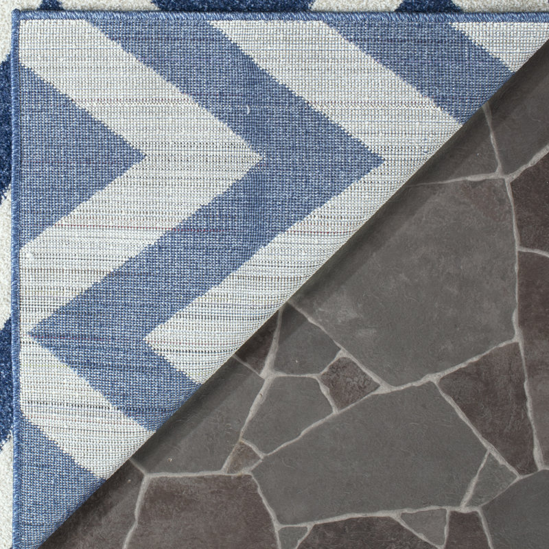 Falstaff Performance Chevron Rug, Rectangle 4' x 6'