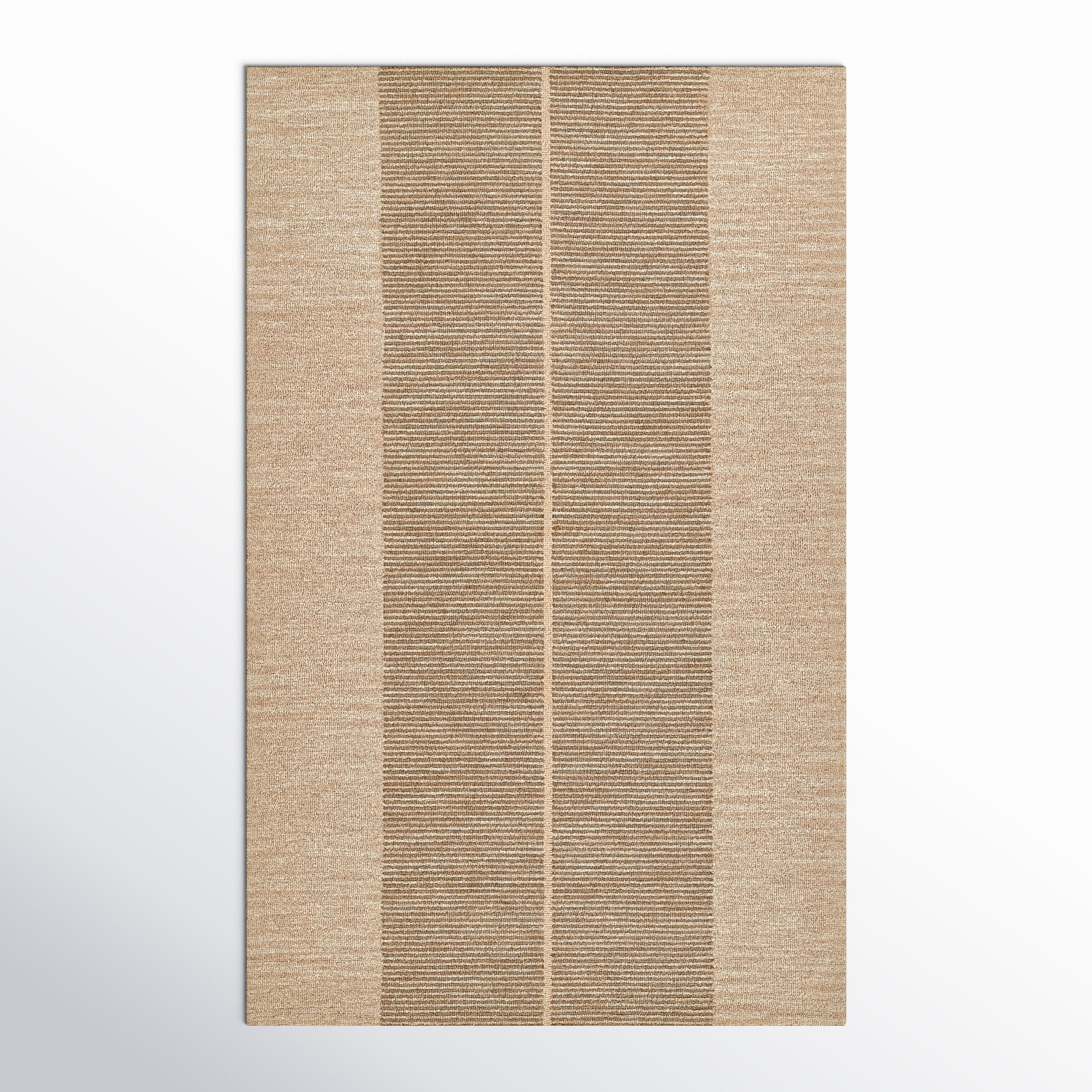 Hand-Tufted Geometric Wool Rug, Rectangle 5' x 8'