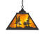 16" Square Tall Pines Pendant