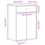 8 Pair Shoe Storage Cabinet
