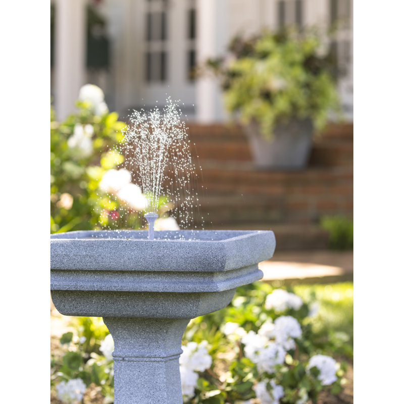 Fontaine Allecia Polystone Renaissance avec lumière