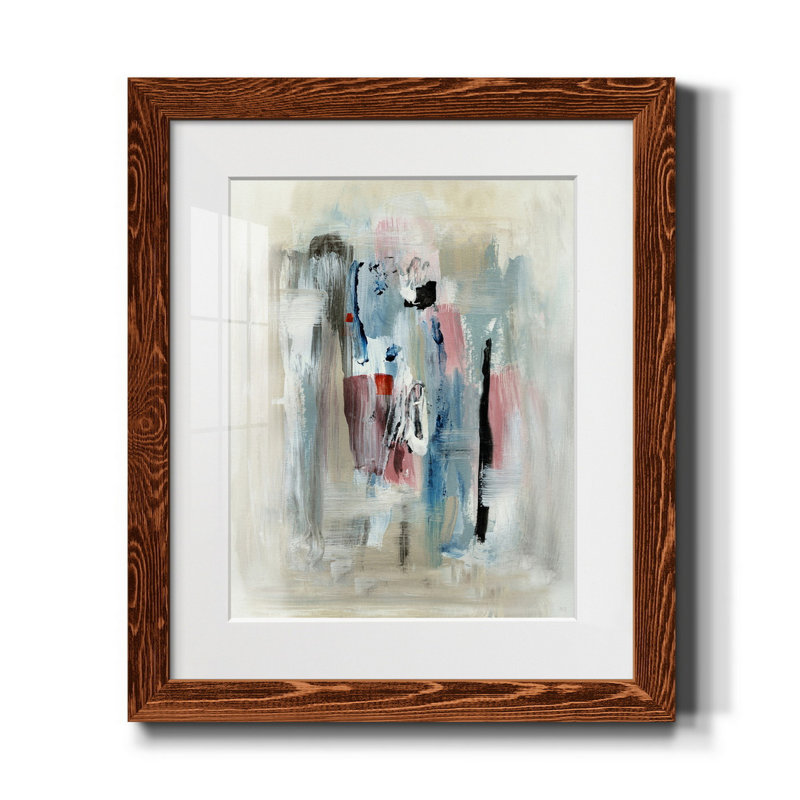 Mission Beach - reproduction d'art, H 20 po x l 17 po x P 1 po, Papier avec cadre érable, Blanc