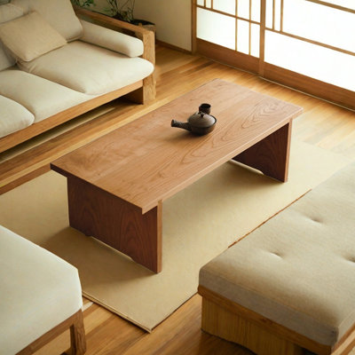 Table basse en cerisier