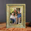 Cadre photo raffiné 3 pièces 5 "x 7" doré antique pour tablette de bureau-133632014-133632015-133632017