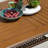 Rattan patio table and chair combination