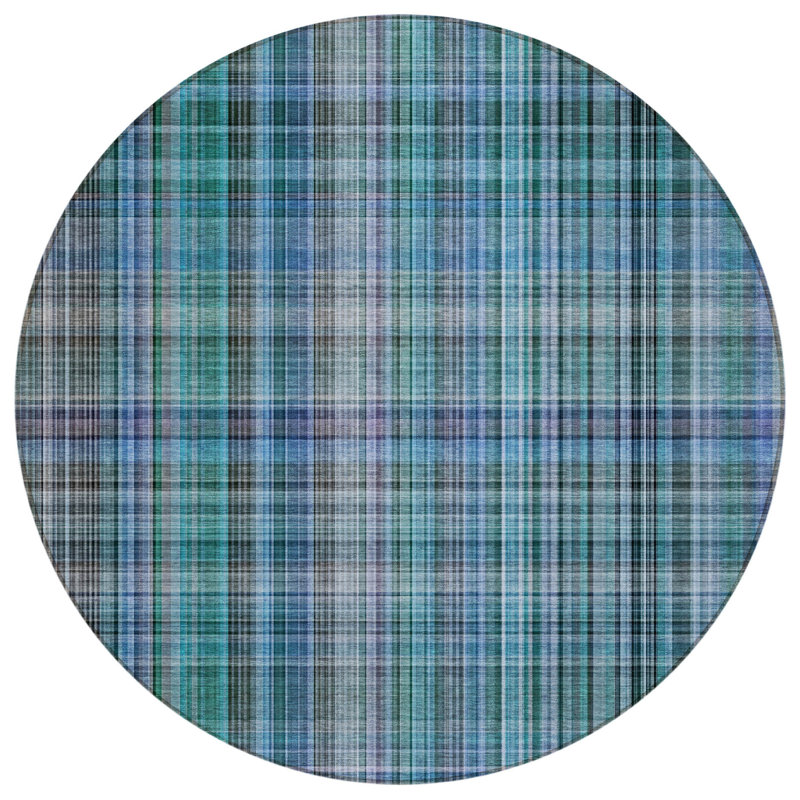 Tapis d'intérieur rond 8 po