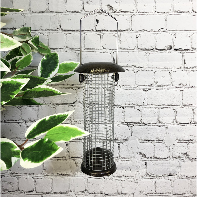 Farfan Metal Hanging Tube Bird Feeder