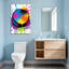 Abstrait peinture colorée sur la surface du tambour-1857989913