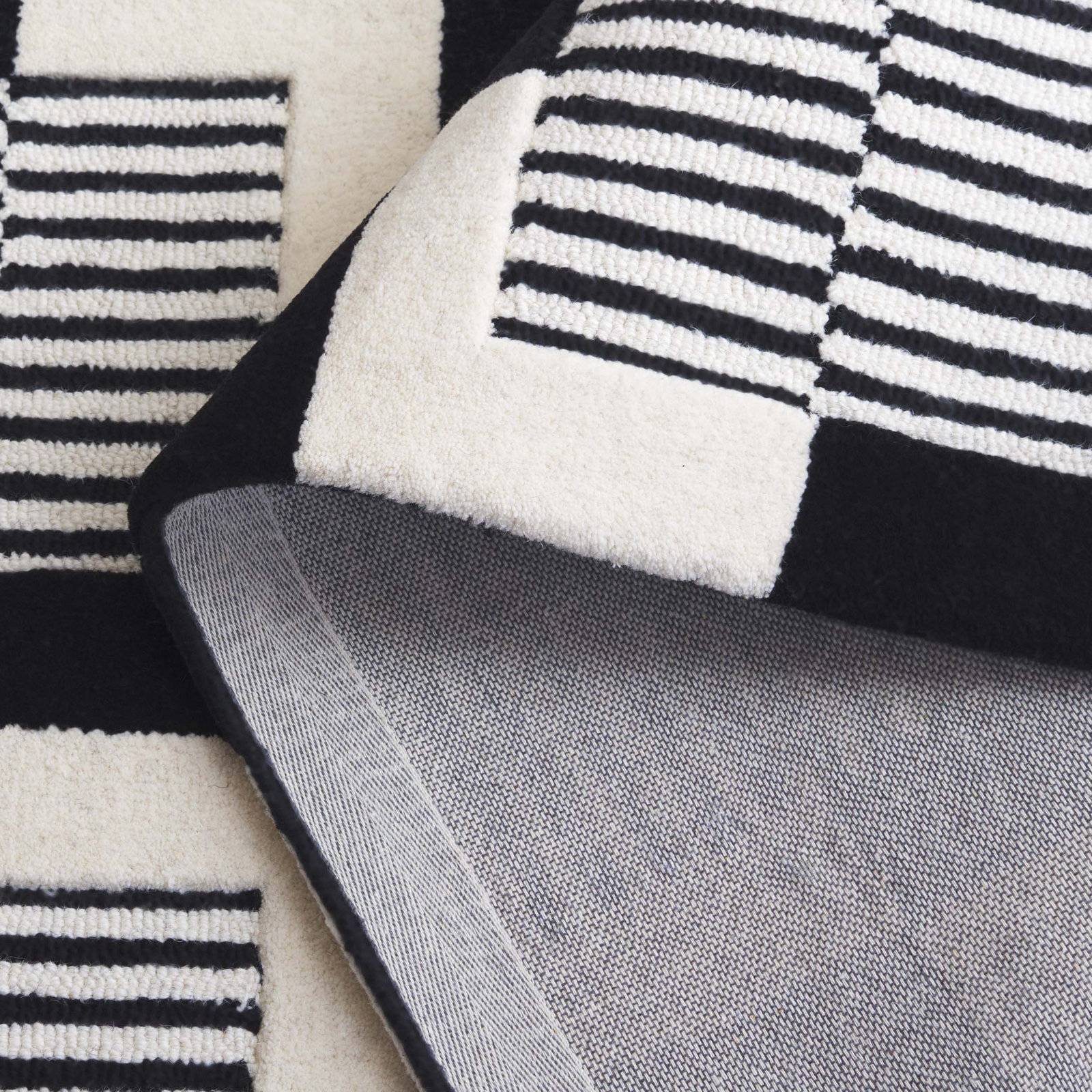 Harton Hand-Tufted Geometric Rug, Runner 2'3" x 9'