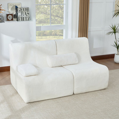 Canapé modulaire moderne 63,7 po