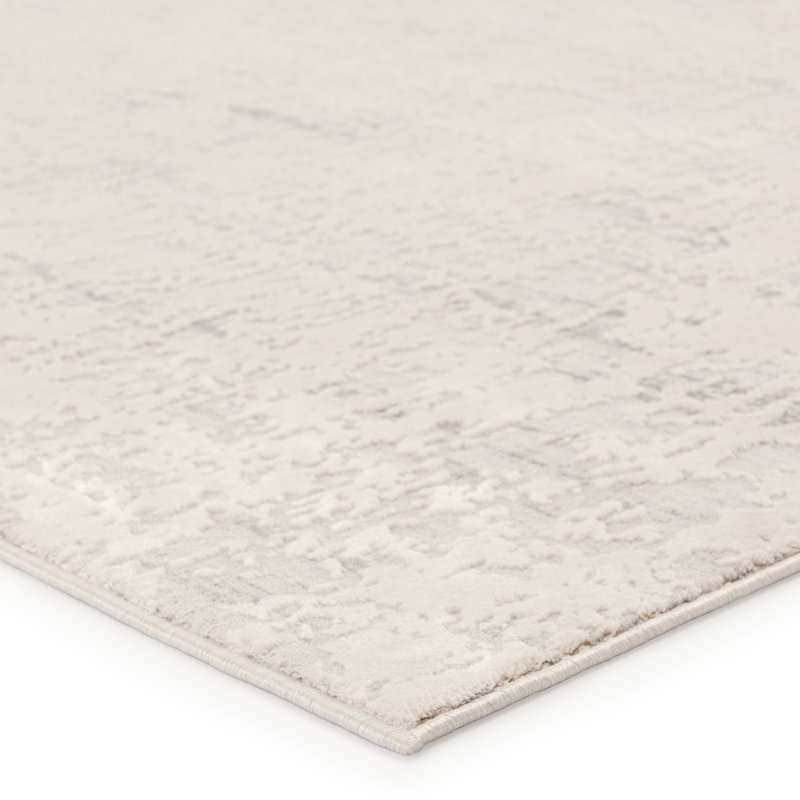 Tapis crème / gris clair Heanor, Rectangle 12 pi x 18 pi
