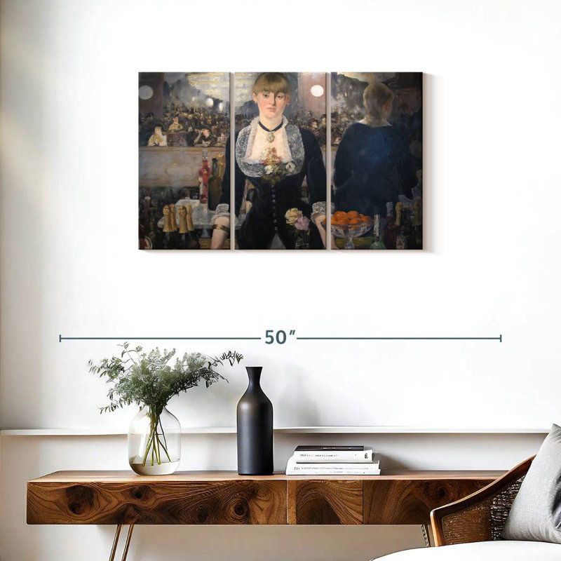 Leisha A Bar At The Folies Bergere, H 20 po x l 33 po