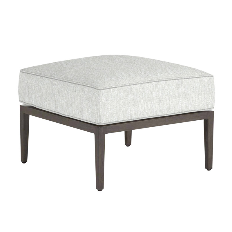 Santa Barbara Ottoman with Cushion, Welt, Bali Pearl