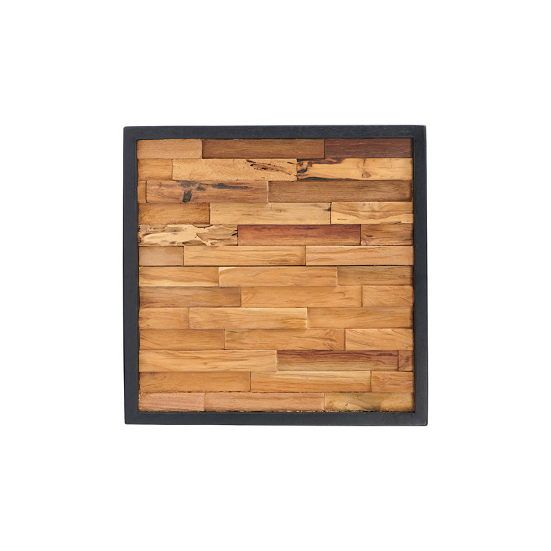 Teak Wood Wall Décor Bricks