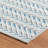 Lowell Blue Machine Printed Washable Rug-111893023