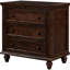 Armoire de chambre à coucher avec 3 tiroirs - Vaste espace à l'intérieur de 3 tables de rangement Ustyle pour la vie de tous les jours