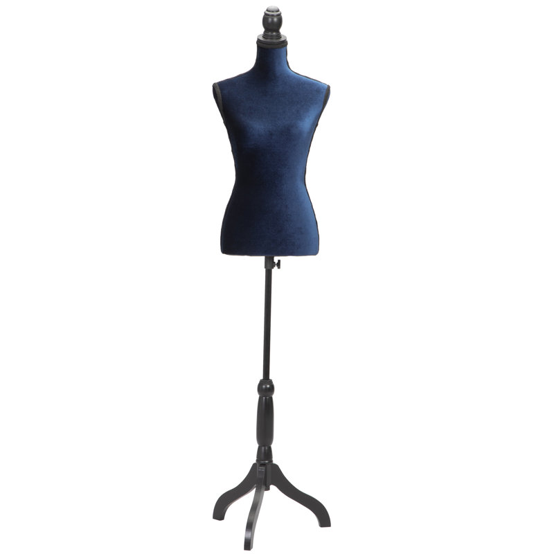 TONWIN Female Dress Form, Navy Blue