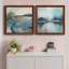 Energetic Earth - ensemble de 2 peintures sur toile encadrées-1904986526-1904986525