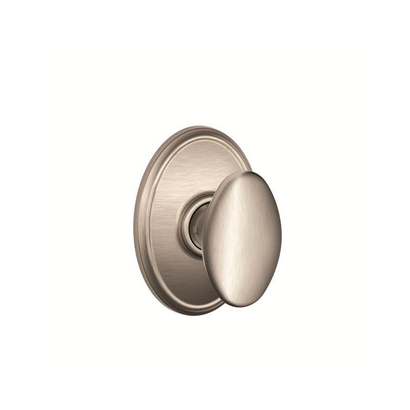 Siena Single Cylinder Interior Knob Set (Exterior Portion Sold Separately), Satin Nickel