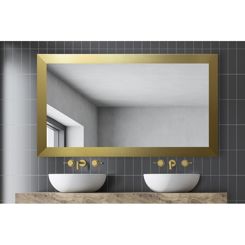 Miroir de salle de bain Viviano, 35 po x 64 po