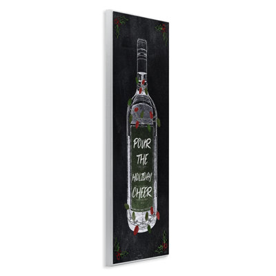«Pour Holiday Cheer Bottle» par Natalie Carpentieri