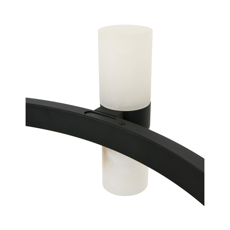 Luminaire suspendu à 16 lumières Conners, Noir