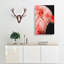 Pink Flamingo Abstract - Wrapped Canvas-56637692