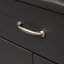 Chariot de cuisine / micro-ondes, finition noire