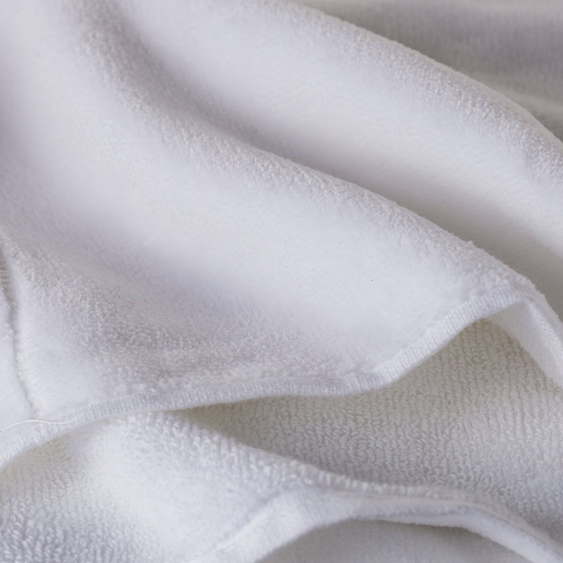 Essuie-mains en coton, Blanc