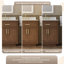Base de meuble-lavabo double autoportant de 71 po Beckett-132484183-132484185