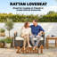 124cm Wide Straight Loveseat-106300815
