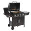 Mabel Belfry Kitchen 5 - Burner Countertop Liquid Propane 30000 BTU BTU Gas Grill with Side Burner and Cabinet